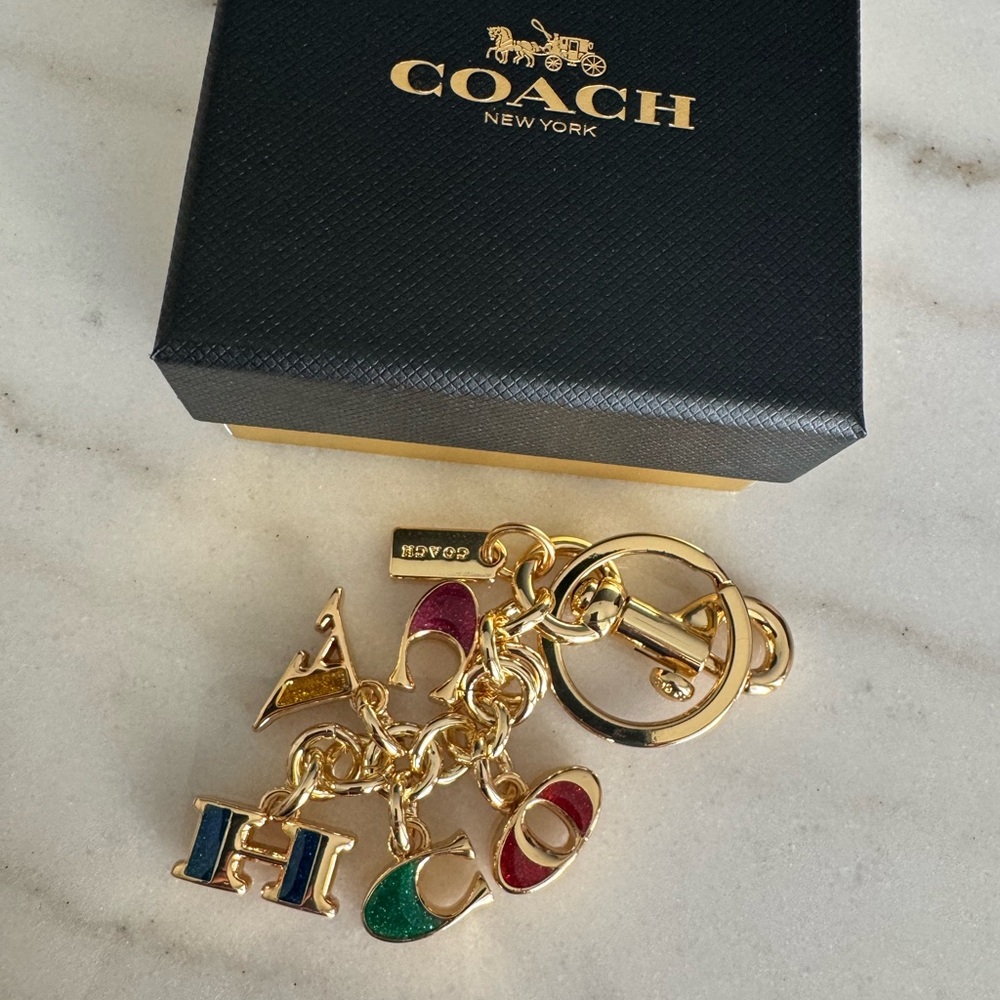 5 NWOT Coach Keychains bundle - Picture 2 of 7
